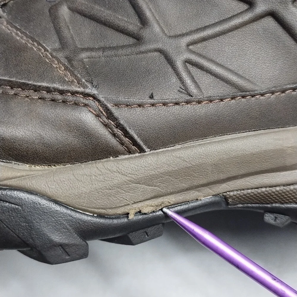 The North Face Storm Mid Waterproof Work Boots Men 11 Brown Insulated TC3W632207